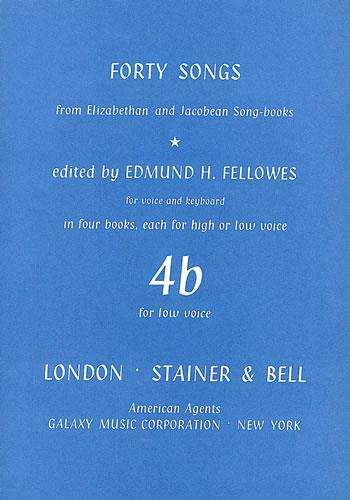 Elizabethan and Jacobean Song Books, Forty Songs